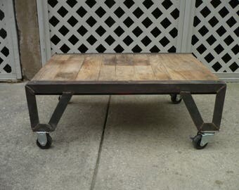 cart coffee table | etsy cart coffee table | etsy