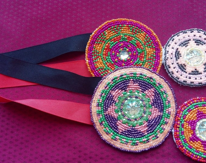Tribal belt, handmade women belt, embroidered belt, ethnic belt, green red, tribal belt, boho belt, tribal costume, dance costume belt