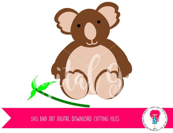 Download Koala layered SVG / DXF Cutting File for Cricut Design Space
