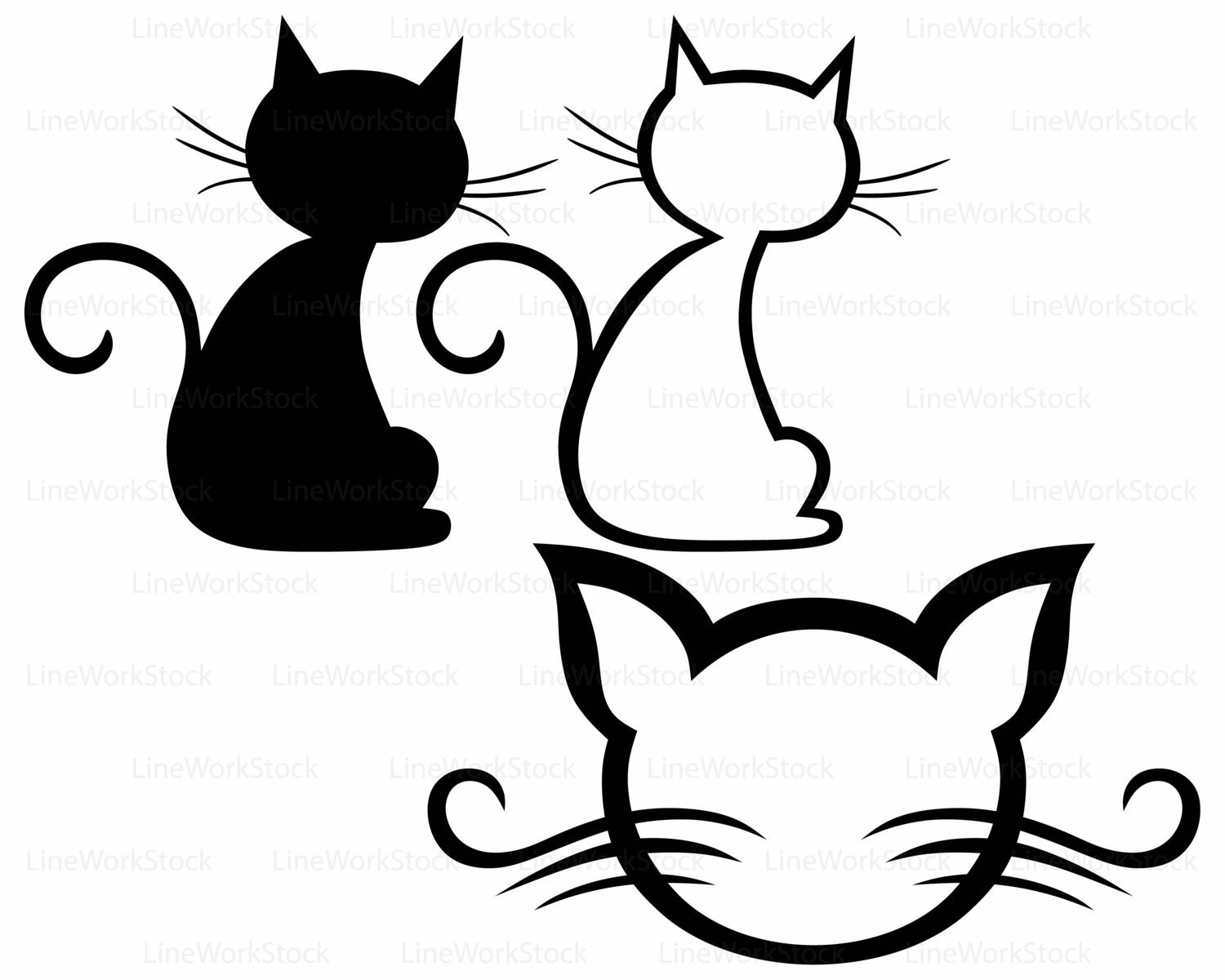 Download Cat svgcat clipartcat svgcat silhouettecat cricutcat cut