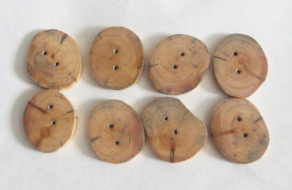 Rustic Wooden Buttons 7