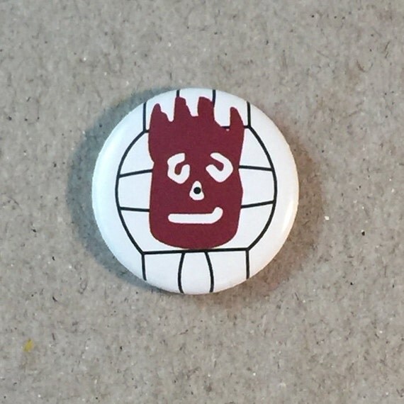 Castaway Wilson Volleyball Tom Hanks Fan Art 1 or 1.25 Inch