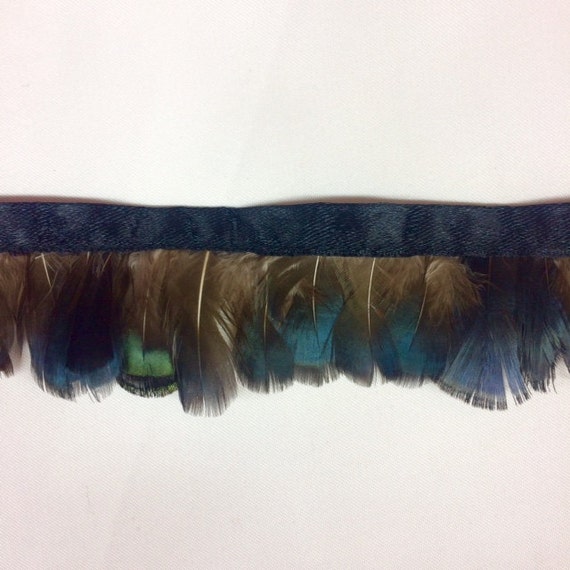 Natural Feather Trim by the Yard