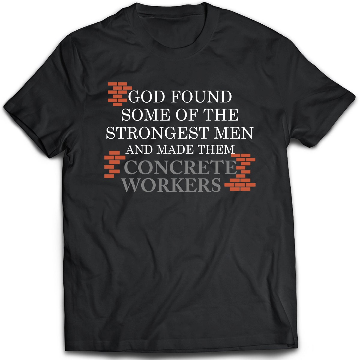Concrete Worker TShirt. Concrete Worker tee present. Concrete