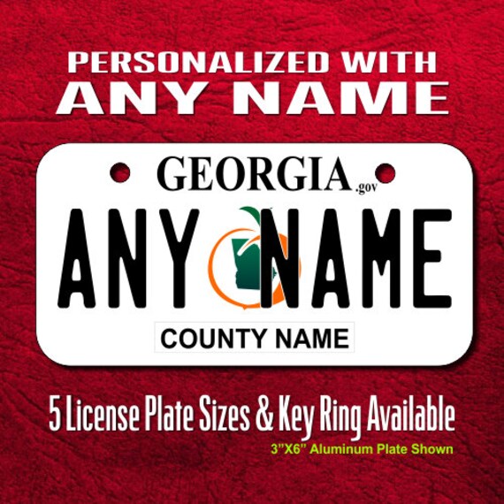 Personalized License Plates Sizes for toy cars