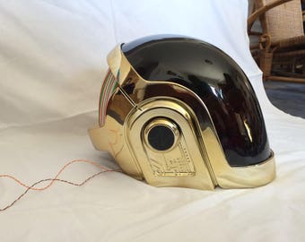 DAFT PUNK 2017 Manuel Gold Chrome Helmet, Super high quality, Rare collectible, without LEDs