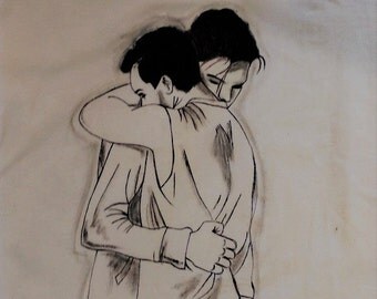 Mickey Milkovich and Ian Gallagher-Gallavich t-shirt (Shameless) painted by hand