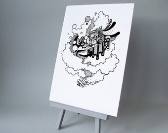 Get Your Head Out The Clouds A3 & A4 Print