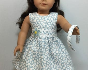 18" doll dress made to fit like an American Girl Doll Dress or American Girl Doll Clothes - 18 inch Doll Dress