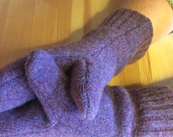 Upcycled Wool Mittens, Sweater Mittens, Fleece Lined Mittens