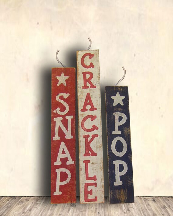 A19 Snap Crackle Pop Fireworks Signs by LydiasGraphicPallets