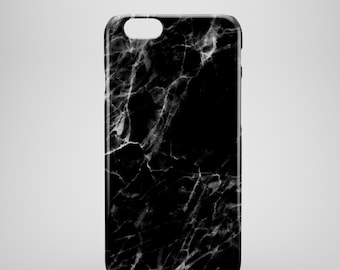 Black Marble iPhone 7 Case, Marble iphone 7 plus case, iPhone 7 covers, marble phone cases, hipster iPhone 7 case, iPhone 7+ cases
