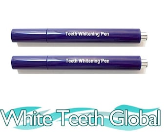Teeth Whitening 22% Carbamide Peroxide Gel Pens 60 Day Supply 2-P