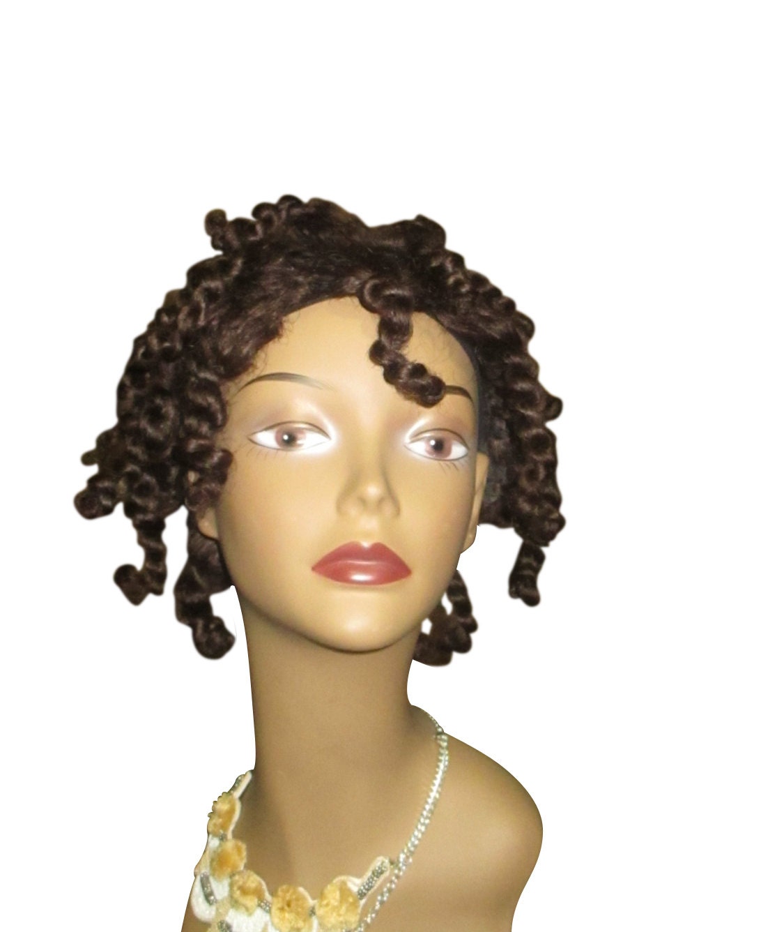 Essence Wigs Baby Bee Fro Wig w/ Chunky Twists 100 Remy Human Hair