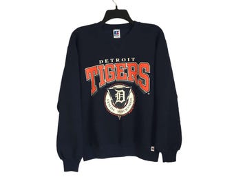 Detroit Tigers Women's Sweater Vintage 80's Logo
