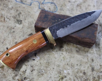 Handmade Camp Knife, Hand Forged Knives, Best Camping Knife, Hunting Knives, Fixed Blade Camping Knife, Bushcraft Knife, Camp EDC Knives