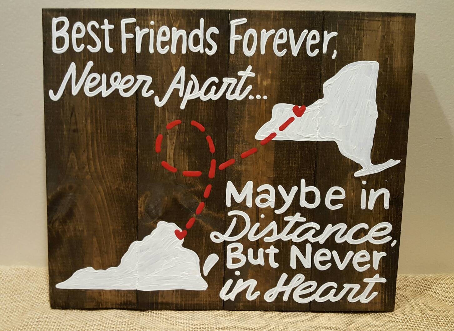 Best Friends Forever State to State never apart maybe in