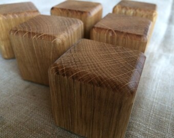 15 Natural Oak Wood Blocks, Oak Wooden Blocks, Natural Wood Blocks, Natural Wood Building Blocks, Wooden Building Blocks