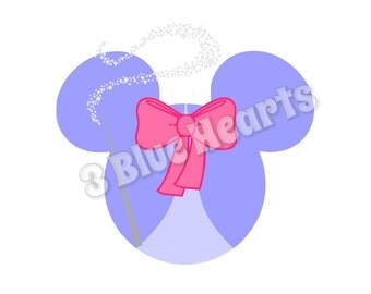 Fairy Godmother, Fairy Godmother SVG dxf pdf Studio, Cinderella SVG dxf pdf Studio, Disney Svg dxf pdf Studio, Mickey Head SVG dxf Studio