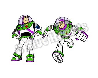 Buzz Lightyear SVG Studio dxf pdf png jpg, Toy Story