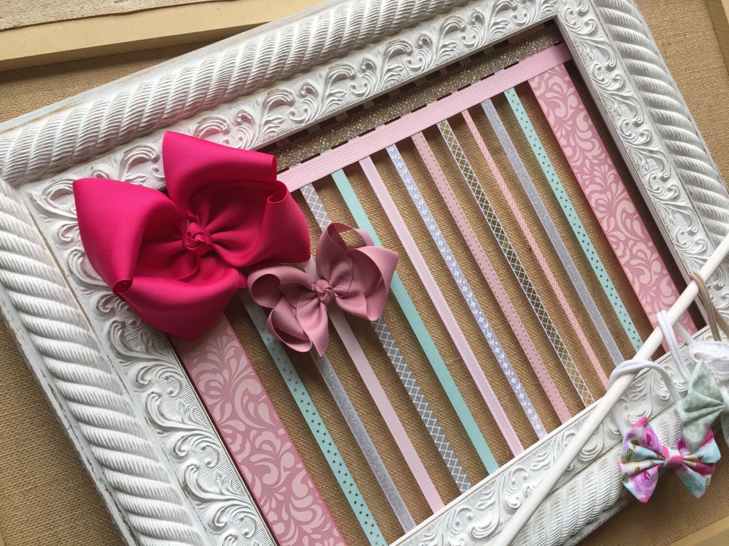 Hair Bow Holder Hair Bows Hairbow Holder Hair by GraceandJewelsBow