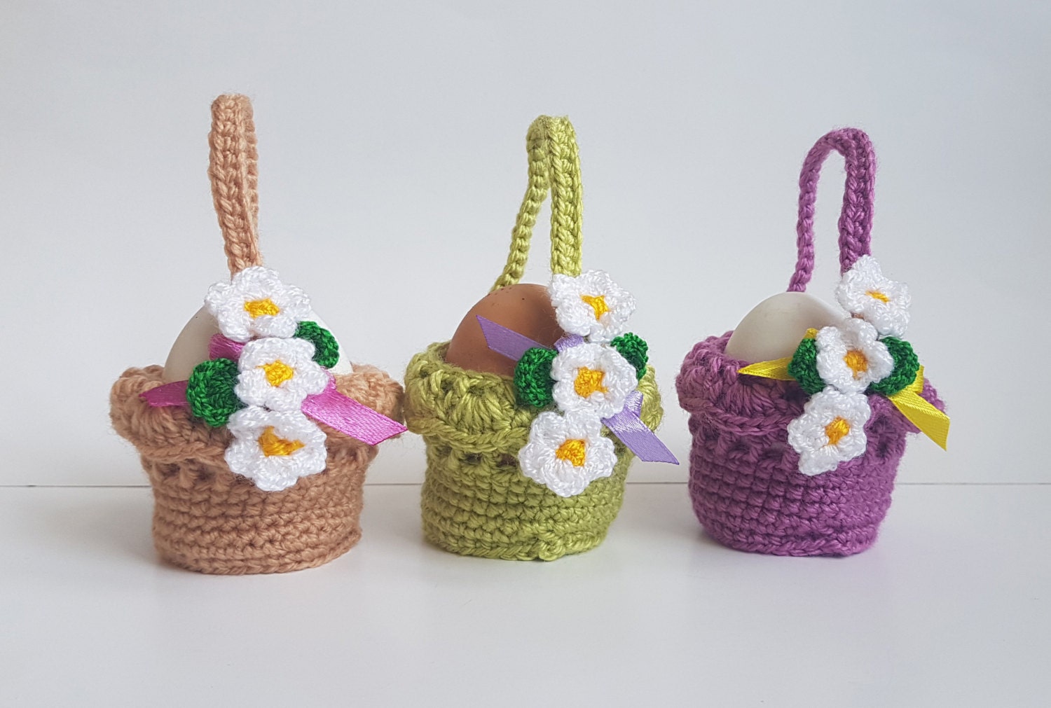 Crochet Easter Basket Housewarming Gift Easter By Funnyamitoys