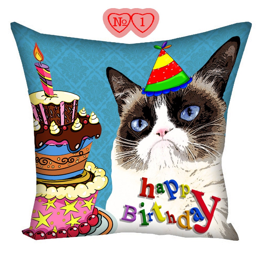 grumpy cat cushion