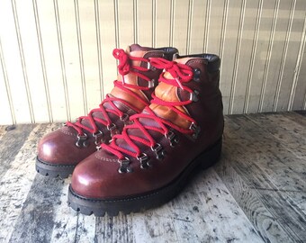 Vintage Timberland Leather Hiking Boots Sz 7.5W