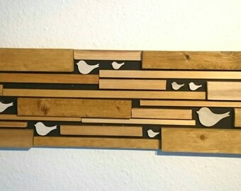 Wall decor made of wood