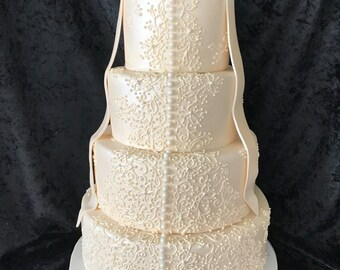 Faux Fake Wedding Cake Faux Fake Wedding Cake