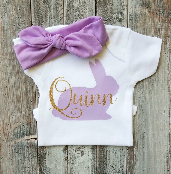 Easter onesie First Easter Baby girl clothes Onesie Baby