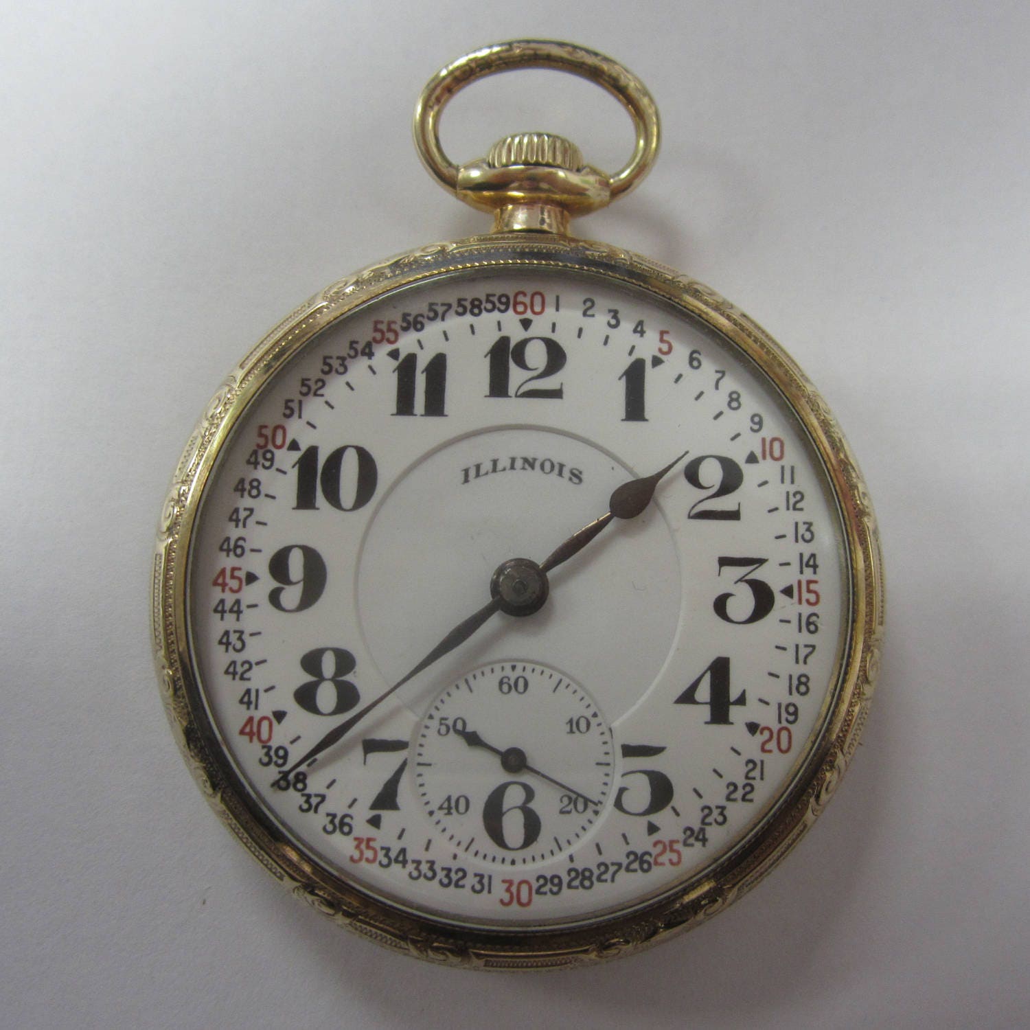 Illinois Bunn Special 21 Jewel Pocket Watch Circa 1921