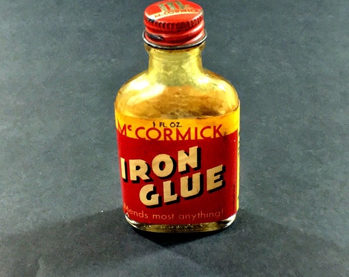 Vintage Advertising McCormick Iron Glue