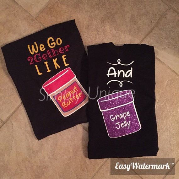 peanut butter and jelly twin shirts