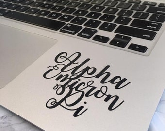 Alpha Omicron Pi Decal