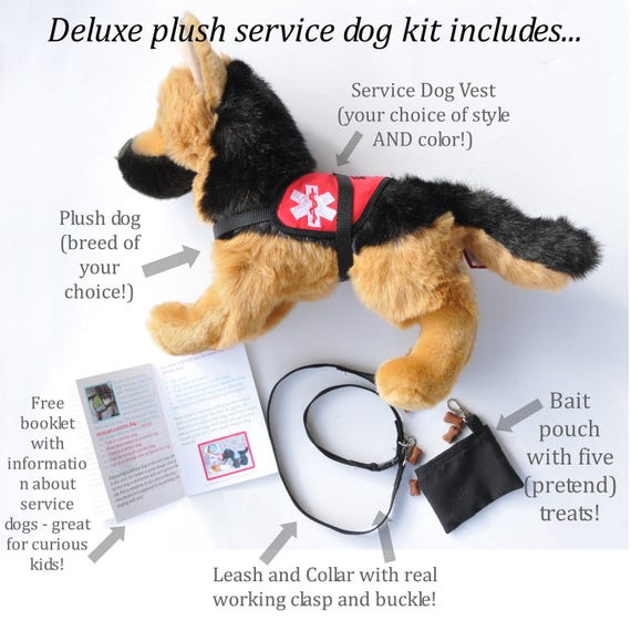 service dog plush