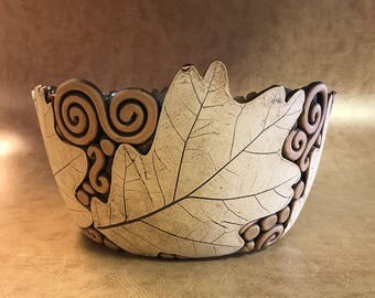 Large Oak Leaf Bowl 11