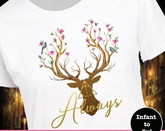 Girl Harry Potter Shirt, Deathly Hallows Shirt, Deathly Hallows Tank, Girl Wizard Shirt, Girl Potter Shirt, Always Shirt, Snape Shirt