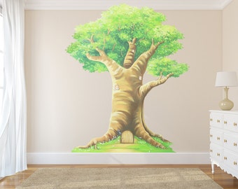 Fairy Tree Decal, Tree decals, tree wall sticker, tree decal, woodland tree decal, woodland decals, woodland wall decal, tree wall decal
