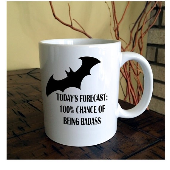 100 Badass Coffee Mug Funny Coffee Mug Batman