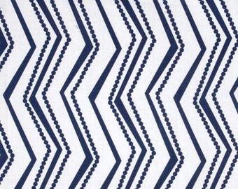 Peaks and Pearls in Indigo by Michael Miller