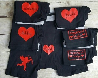 Valentine's day boxers,valentine's day gift for him,property of boxers,valentine's gift for boyfriend,anniversary gift for husband