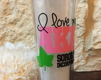 I Love My AKA Sorority: 20oz Hot & Cold Double Wall Tumbler