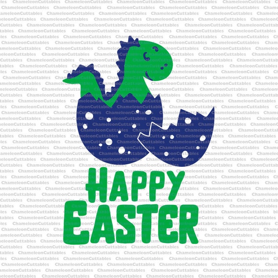 Download happy easter dinosaur svg cut file Easter spring