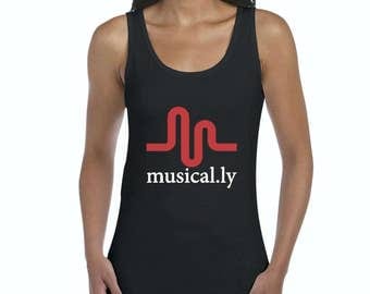 Free Shipping! Blue Tees Musical.ly Women Tank Top Clothes