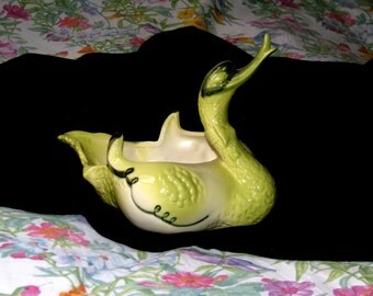 Vintage Planter, The Duck, Hull Pottery, 1950's