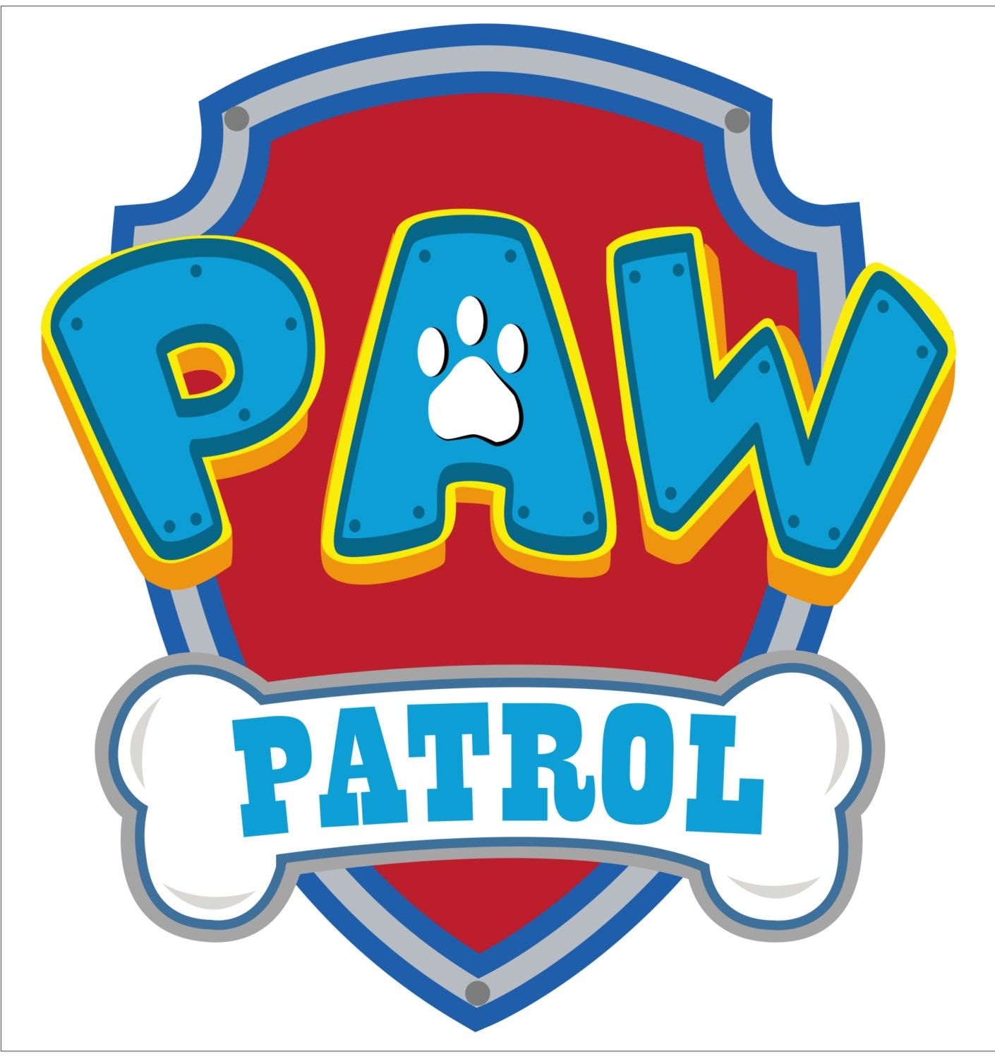 Download Paw Patrol SVG Vector logo digital download DxF SVG EPS.