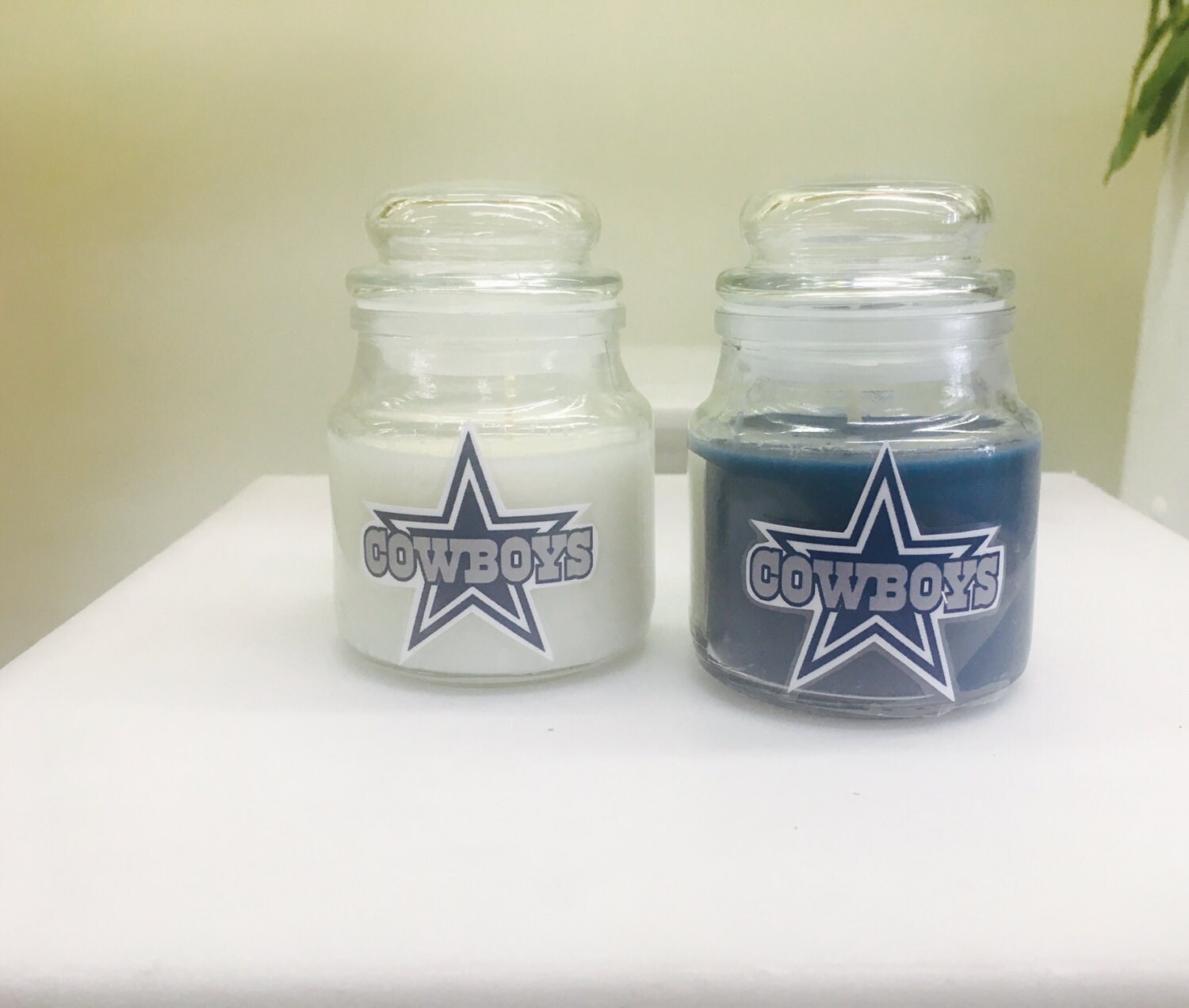 Cowboys candle set sports candles scented candles container