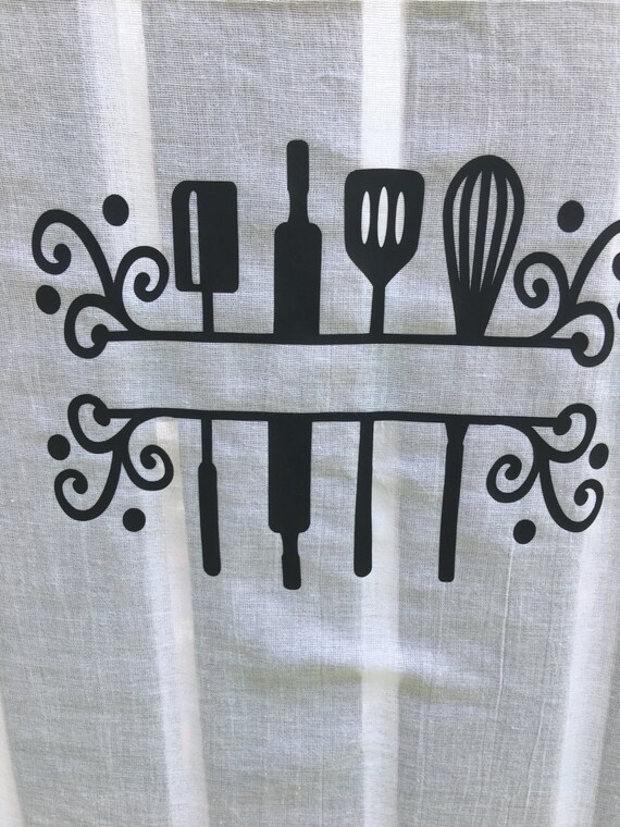 Items similar to Personalized Tea Towel Add your name in Middle