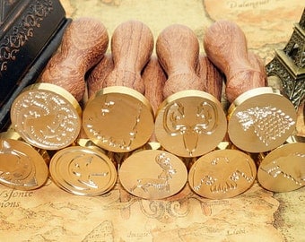 Game Wax Seal Stamp Calligraphic Initial Seal